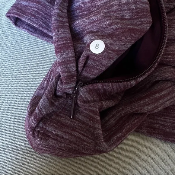 Lululemon Heathered Burgundy Pullover - Picture 9 of 9
